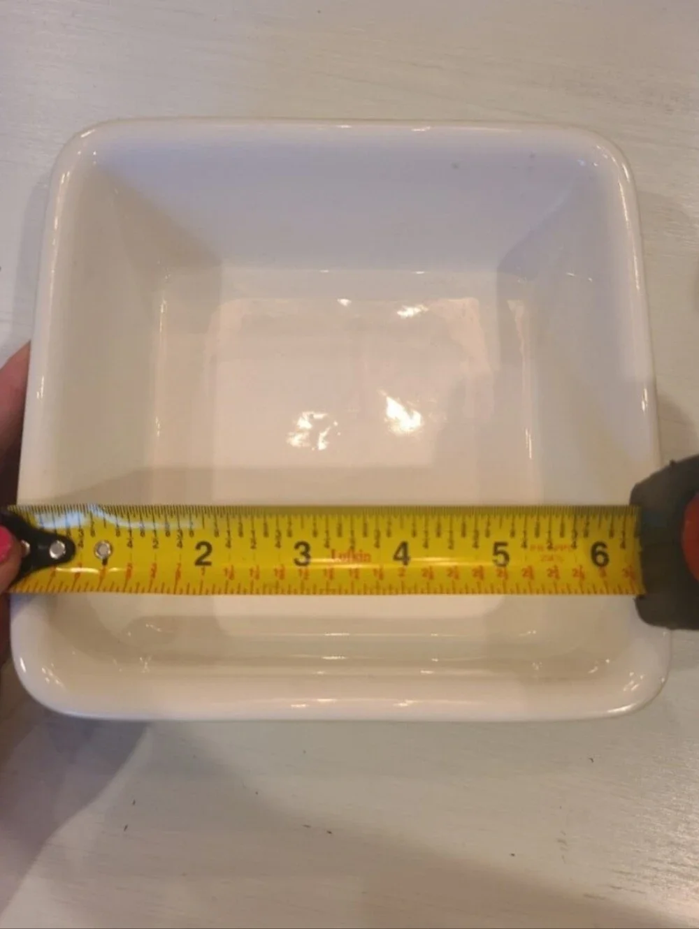 Denmark Tools Lime Green Square Porcelain Baking Dish from Bake-&-Store